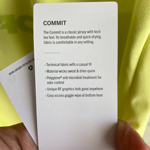 NWT Race Face Tea Green Commit Short Sleeve Tech Top - Picture 11 of 11